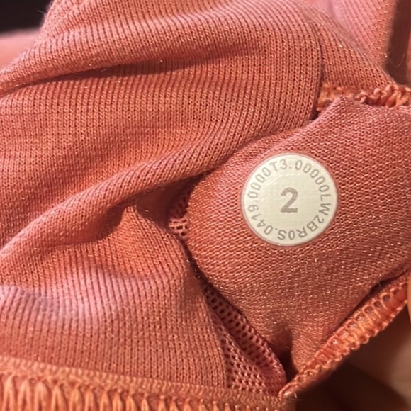 Lululemon x Roksanda My Element Bra in Rustic Coral Garnet Fools Gold Size 2 - Picture 10 of 11